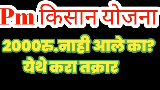 PM किसान योजनाचे पैसे मिळाले नाहीत येथे करा तक्रार Pm kisan toll free